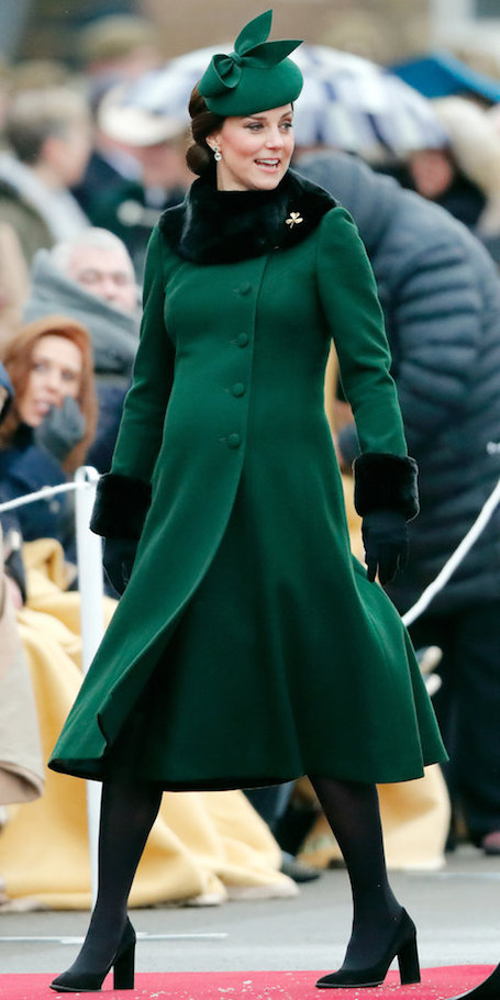 Изумрудное пальто Кейт Миддлтон от Catherine Walker произвело фурор! Фото