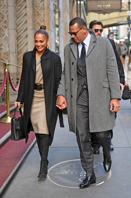 Дженнифер Лопес и Алекс Родригес - самая стильная пара в Нью-Йорке! Фото