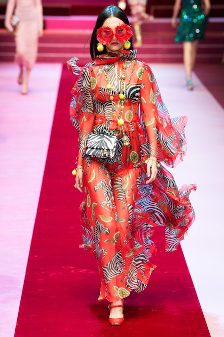 Неделя моды в Милане: открытый показ Dolce and Gabbana. Фото