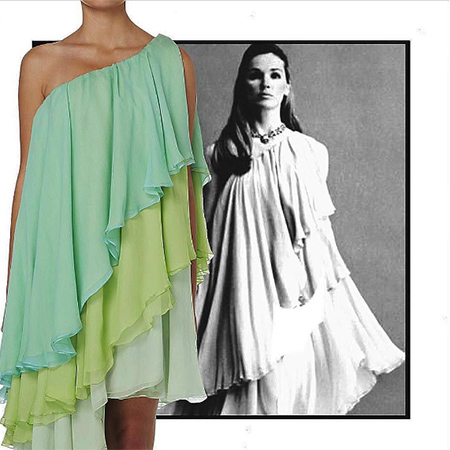 Афтепати в Венеции: Амаль Клуни надела невероятное ретро-платье 1967 года. Фото