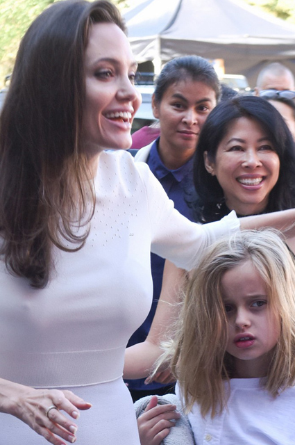 Анджелина Джоли в платье Ulyana Sergeenko затмила всех на фестивале в Теллуриде. Фото