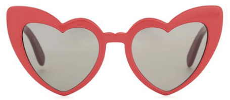 Стиль Лолиты: Saint Laurent вернул в моду очки-сердце. Фото