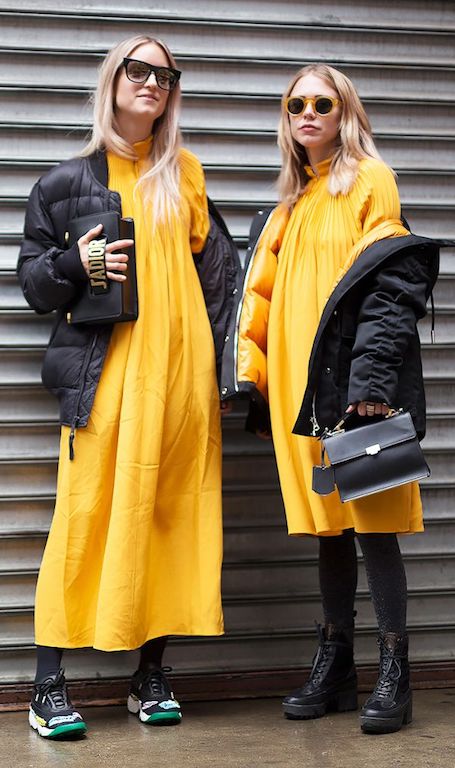 Мед и горчица: на пике моды платья желтых оттенков. Фото