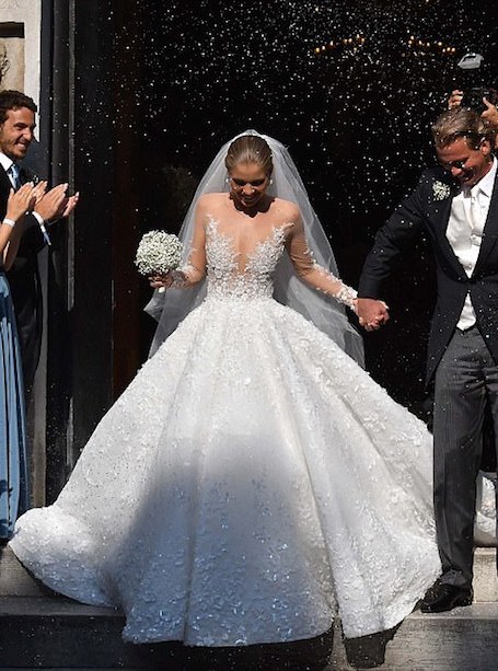 Свадьба наследницы Swarovski: платье весом 46 кг и стоимостью миллион долл! Фото