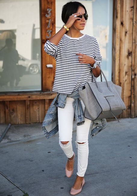Тренд-сюрприз лета 2017: белые джинсы снова в моде! Фото