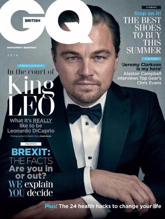 Леонардо ДиКаприо на обложке журнала GQ