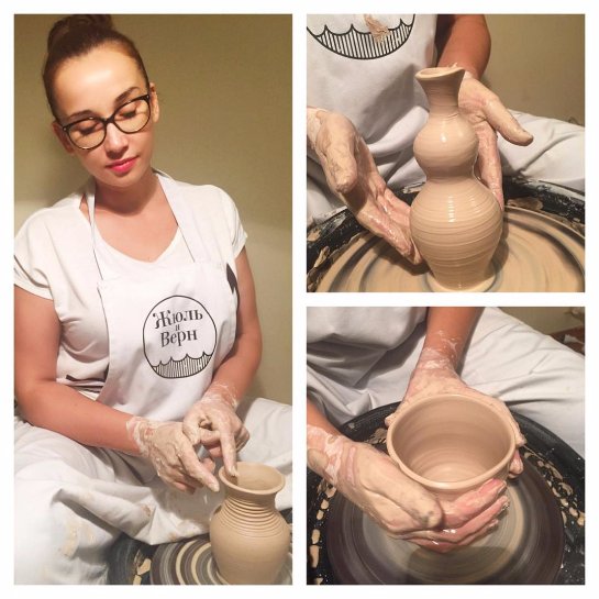 Анфиса Чехова научилась делать глиняные горшки