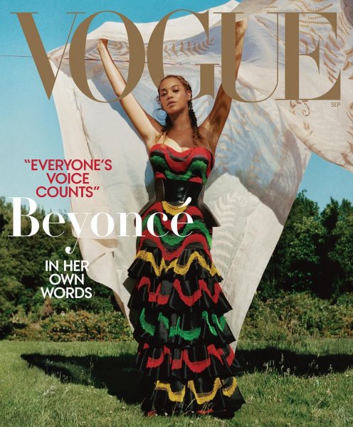 Бейонсе появится на обложке сентябрьского выпуска Vogue US