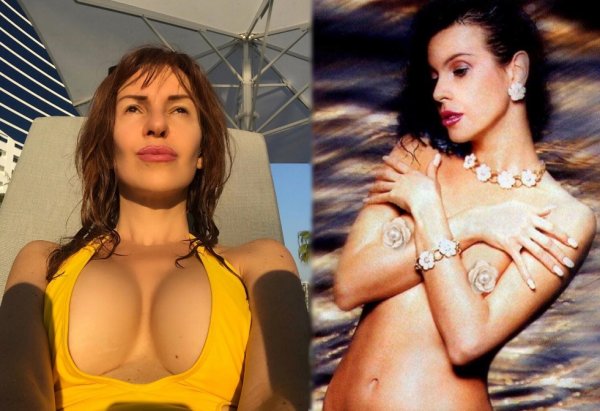 Снова обнажёнка: Наталья Штурм похвасталась голой грудью на раритетных снимках