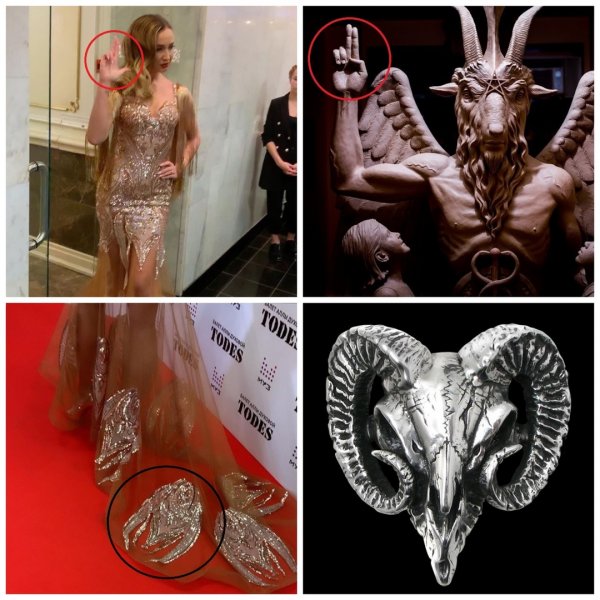 «666 — Антихрист в Оле есть»: Бузова напугала фанатов изображением дьявола на платье