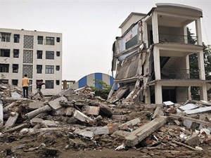 Землетрясение в одной из китайских провинций