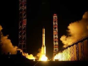 Запуск американского спутника с Байконура