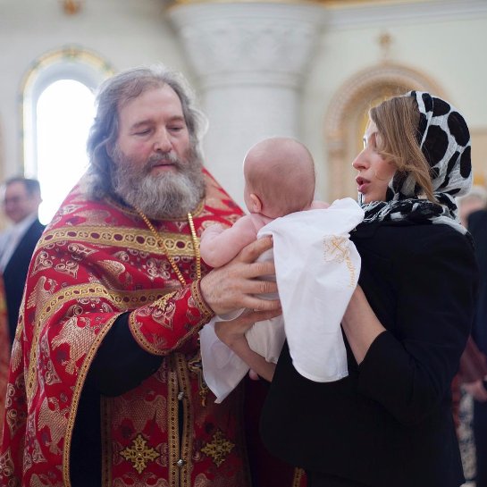 Игорь Николаев крестил младшую дочь